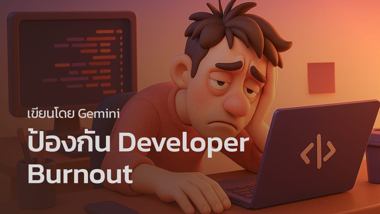 ป้องกัน Developer Burnout - ปรับกิจวัตรก่อนสายเกินแก้